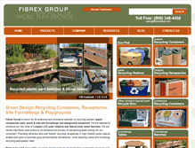Tablet Screenshot of fibrexgroup.com